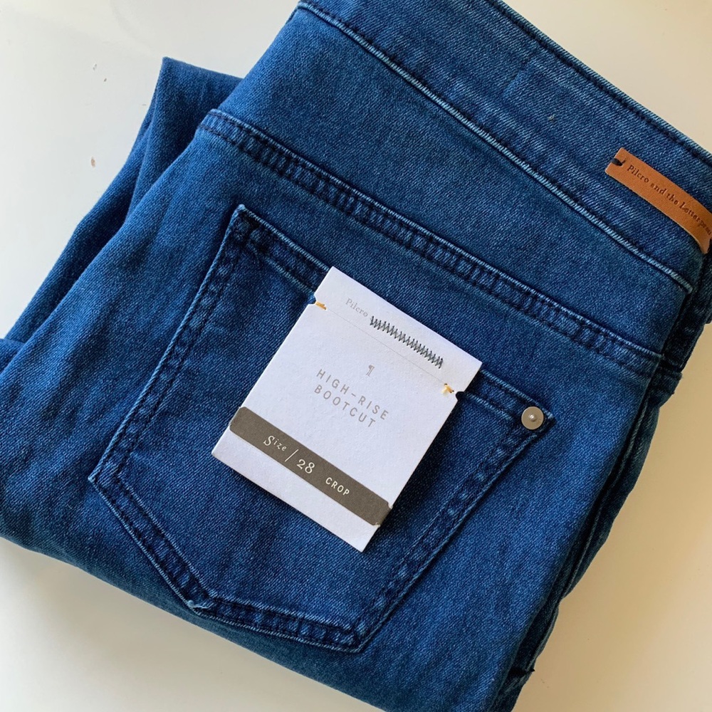 Anthropology Hi-Rise Kick Flare Jeans - Picture 3 of 4